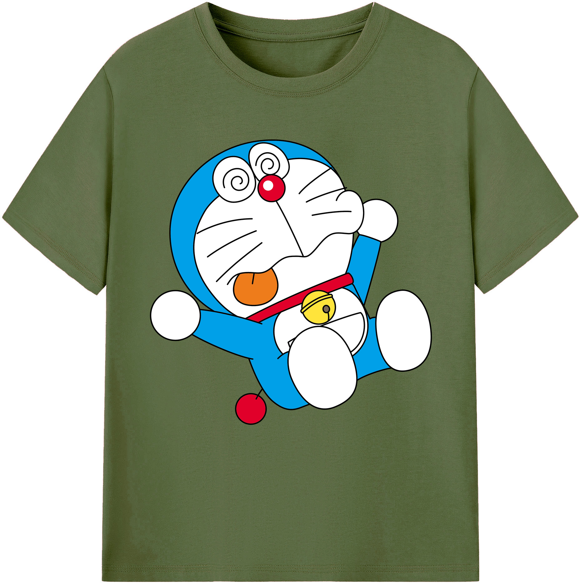 （画像用） ドラえもん Doraemon 綿100％半袖Tシャツ（フロントプリント）